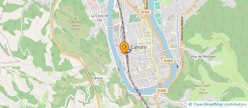 localisation de l'entreprise SCI AVENUE PIERRE SEMARD  CAHORS