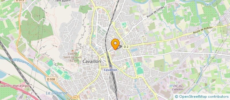 localisation de l'entreprise SCI AVENUE RENE COTY à CAVAILLON