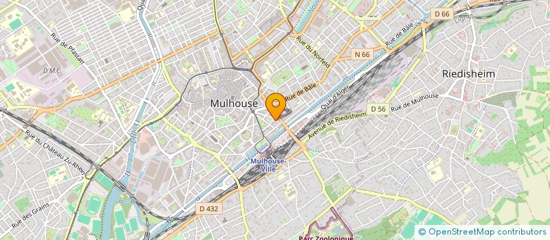localisation de l'entreprise SCI AVENUE ROGER SALENGRO N 35 à MULHOUSE