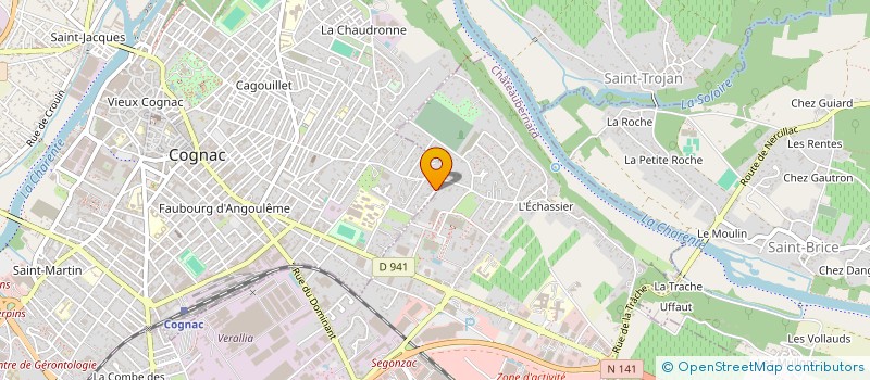 localisation de l'entreprise SCI AVEQ à COGNAC