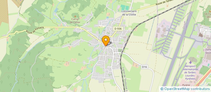 localisation de l'entreprise SCI AVEROUS-HUE  OSSUN