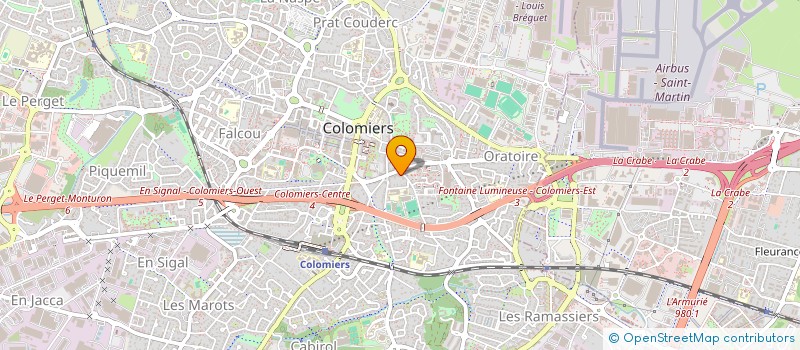 localisation de l'entreprise SCI AVERROES à COLOMIERS