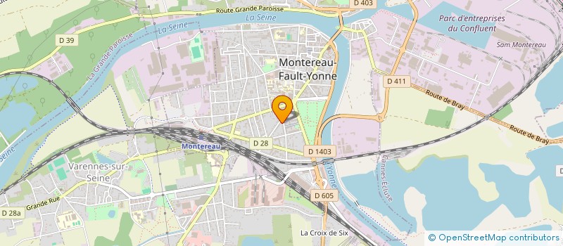 localisation de l'entreprise SCI AVERROES à MONTEREAU-FAULT-YONNE