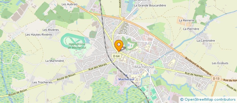 localisation de l'entreprise SCI AVERTY-ROUX  MACHECOUL-SAINT-MEME