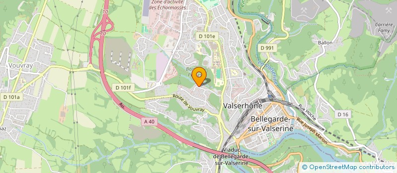 localisation de l'entreprise SCI AVES à VALSERHONE