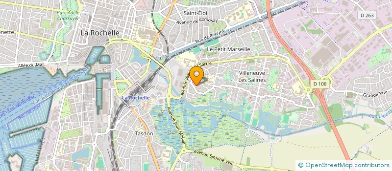 localisation de l'entreprise SCI AVESCO  LA ROCHELLE