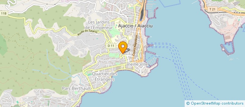 localisation de l'entreprise SCI AVEXCO à AJACCIO