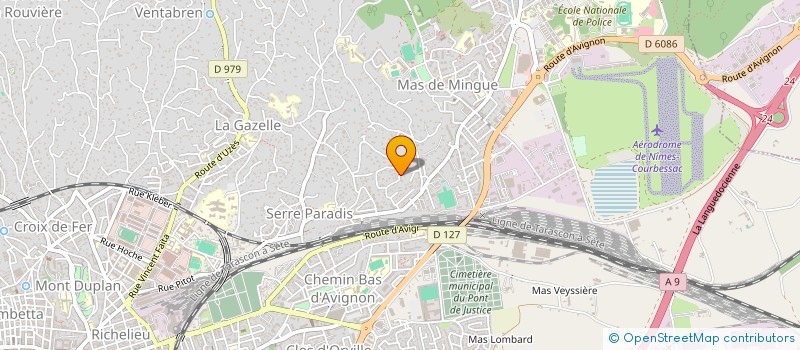 localisation de l'entreprise SCI AVEYGARD  NIMES