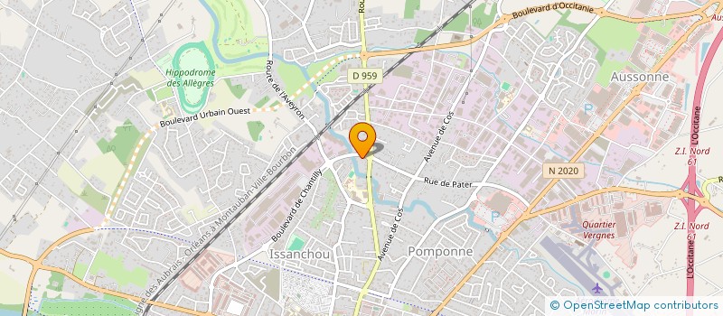 localisation de l'entreprise SCI AVEYRONNAISE  MONTAUBAN