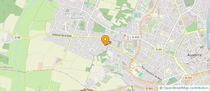 localisation de l'entreprise SCI AVF  SAINT-GEORGES-SUR-BAULCHE