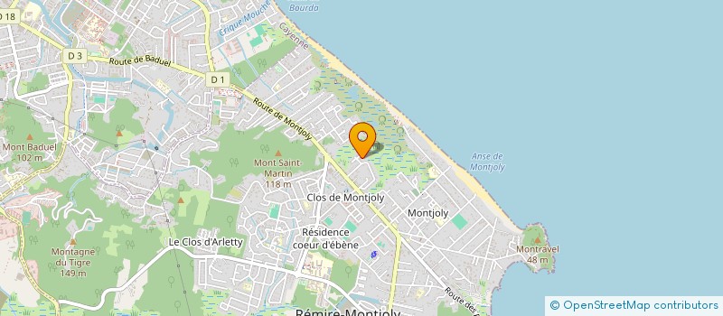 localisation de l'entreprise SCI AVFE  REMIRE-MONTJOLY