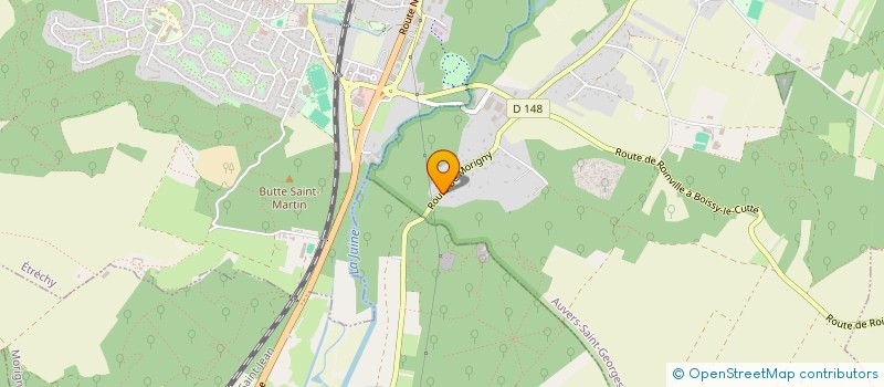 localisation de l'entreprise SCI AVH  AUVERS-SAINT-GEORGES