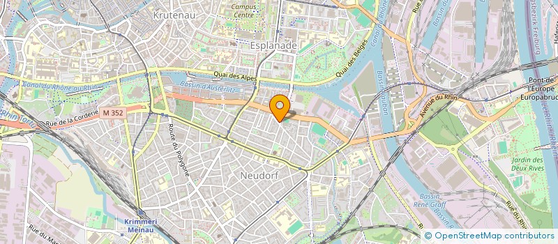localisation de l'entreprise SCI AVI à STRASBOURG