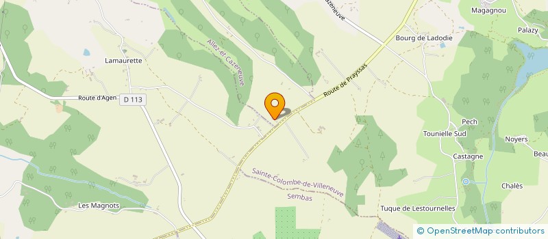 localisation de l'entreprise SCI AVI  DOLMAYRAC