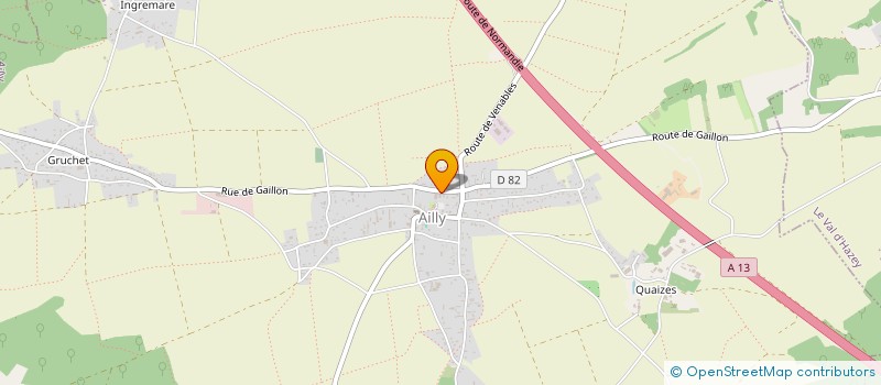 localisation de l'entreprise SCI AVI IMMO  AILLY