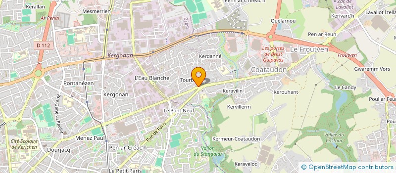 localisation de l'entreprise SCI AVIA  GUIPAVAS