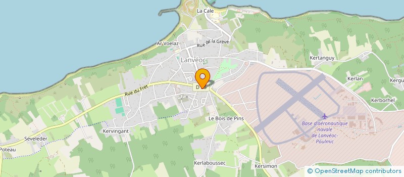 localisation de l'entreprise SCI AVIATION  LANVEOC