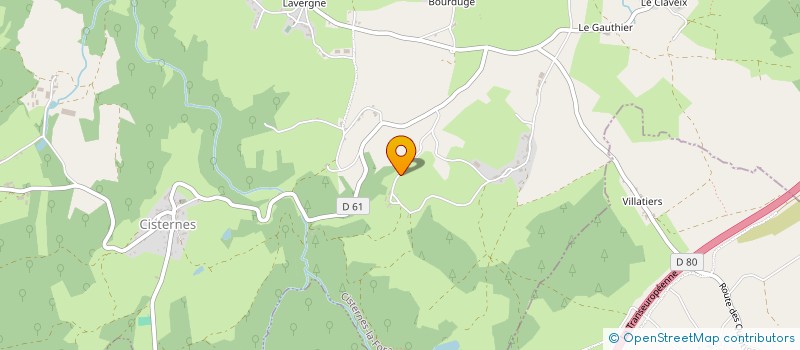 localisation de l'entreprise SCI AVICE  CISTERNES-LA-FORET