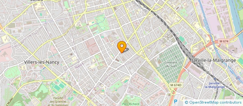 localisation de l'entreprise SCI AVICENNE à NANCY