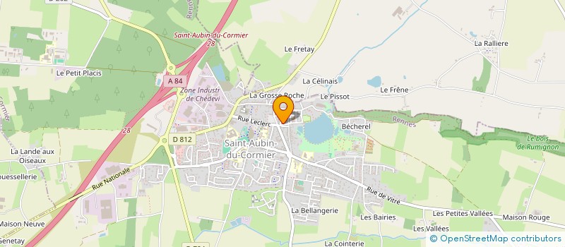 localisation de l'entreprise SCI AVICENNE  SAINT-AUBIN-DU-CORMIER