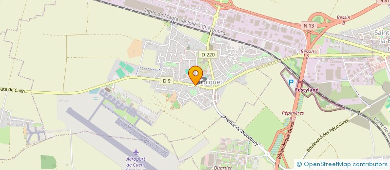 localisation de l'entreprise SCI AVICENNE  CARPIQUET