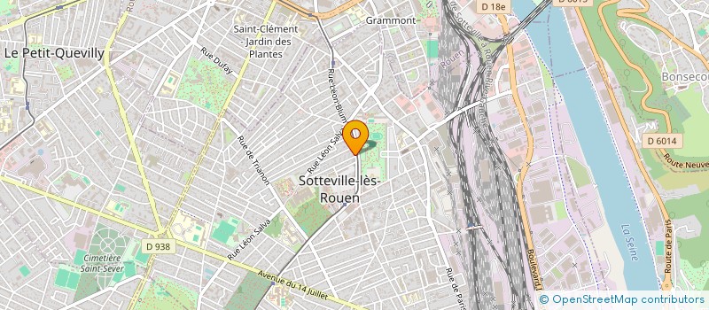 localisation de l'entreprise SCI. AVICENNE  SOTTEVILLE-LES-ROUEN