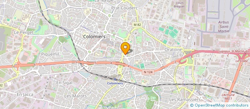 localisation de l'entreprise SCI AVICENNE à COLOMIERS