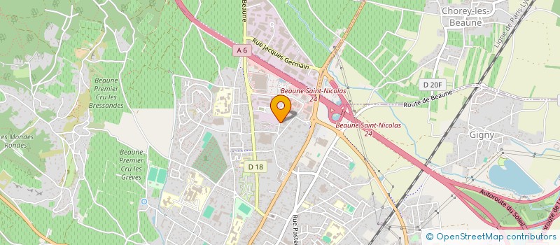 localisation de l'entreprise SCI AVIDIENNE à BEAUNE