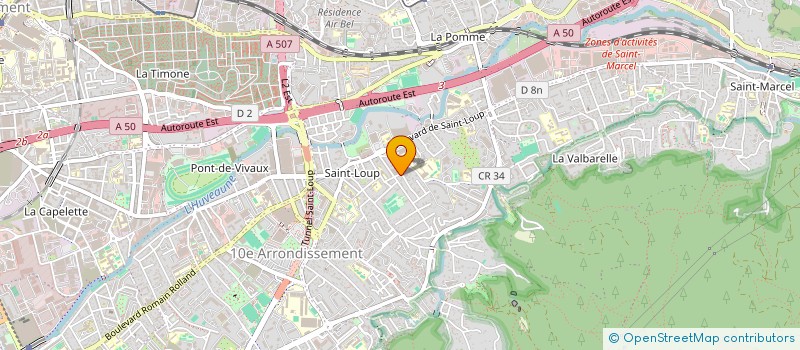 localisation de l'entreprise SCI AVIEL à MARSEILLE