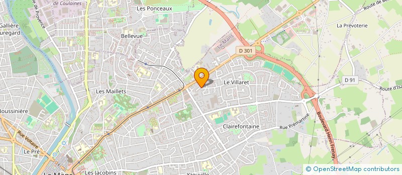 localisation de l'entreprise SCI AVILA PGV  LE MANS