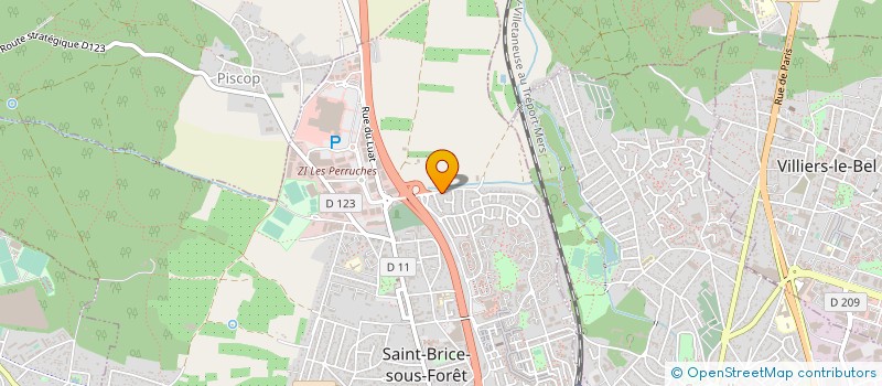 localisation de l'entreprise SCI AVILAN à SAINT-BRICE-SOUS-FORET