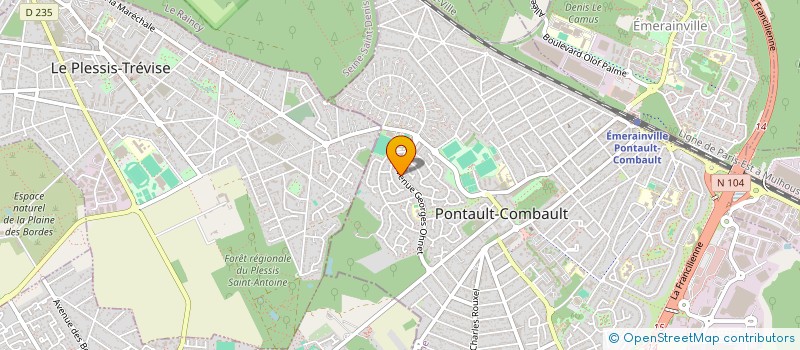localisation de l'entreprise SCI AVIM  PONTAULT-COMBAULT