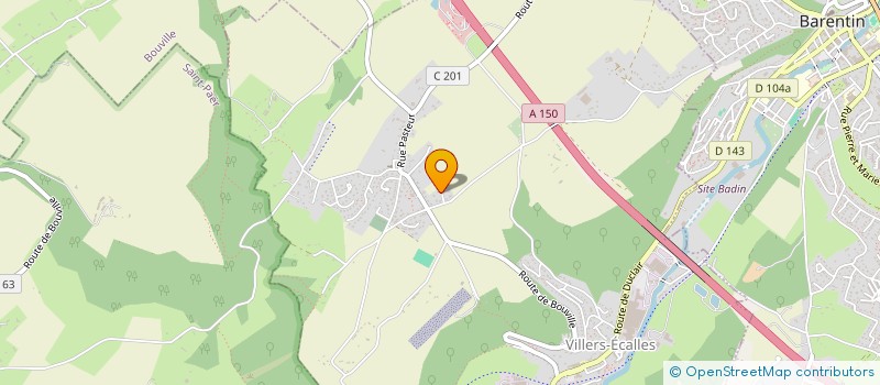 localisation de l'entreprise SCI AVIMMO  VILLERS-ECALLES