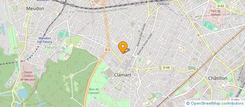 localisation de l'entreprise SCI AVIMO INVEST à CLAMART