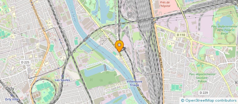 localisation de l'entreprise SCI AVISY  VILLENEUVE-SAINT-GEORGES