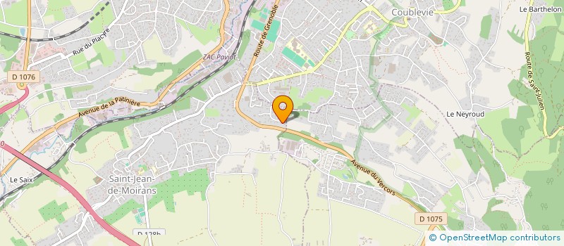 localisation de l'entreprise SCI AVIV  SAINT-JEAN-DE-MOIRANS