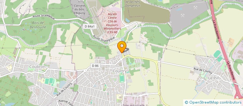 localisation de l'entreprise SCI AVIVET à COURTRY