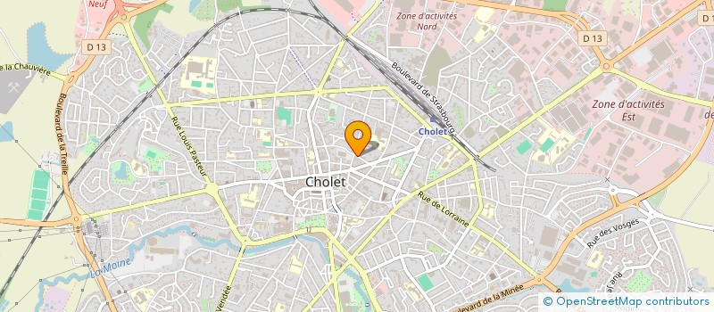 localisation de l'entreprise SCI AVIVRE à CHOLET