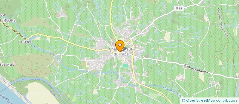 localisation de l'entreprise SCI AVJ  CHATEAUNEUF-DU-PAPE