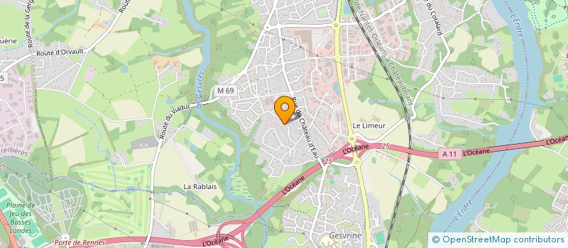 localisation de l'entreprise SCI AVL 31  LA CHAPELLE-SUR-ERDRE