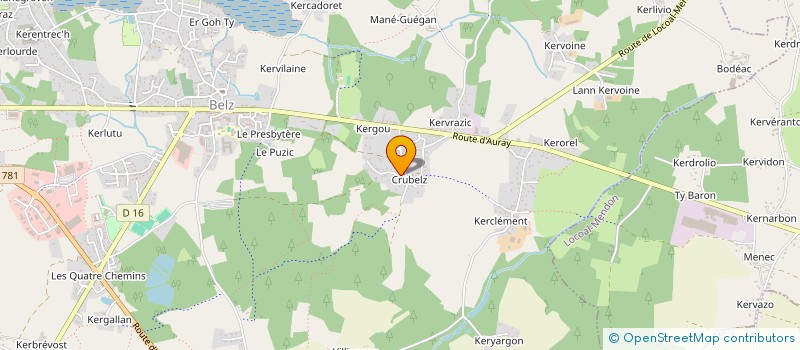 localisation de l'entreprise SCI AVL  BELZ