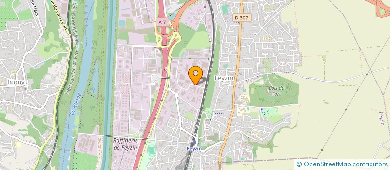 localisation de l'entreprise SCI AVL IMMO  FEYZIN