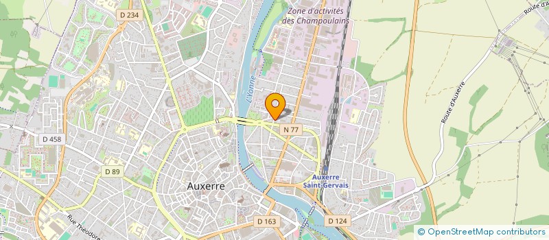 localisation de l'entreprise SCI AVMS à AUXERRE