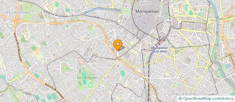 localisation de l'entreprise SCI AVO à MONTPELLIER