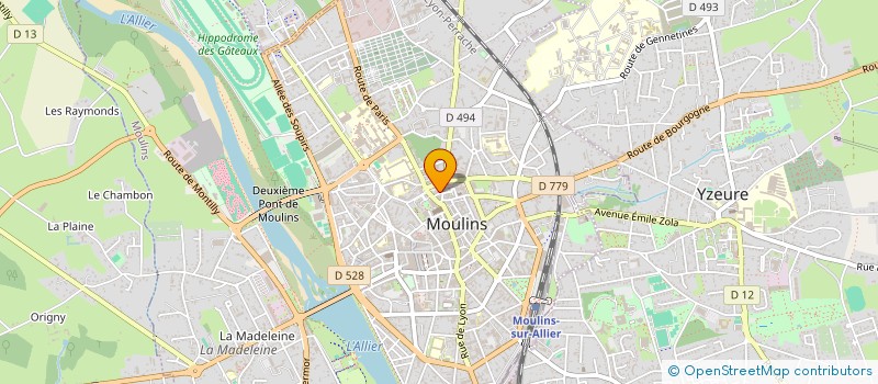 localisation de l'entreprise SCI AVO.K à MOULINS
