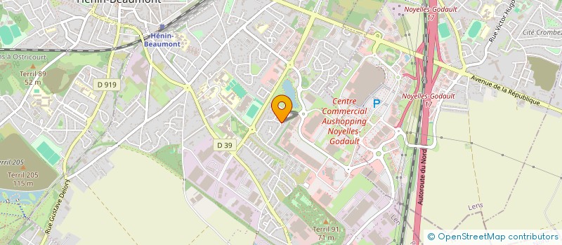 localisation de l'entreprise SCI AVOCAD à HENIN-BEAUMONT