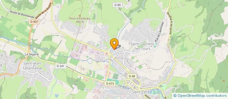 localisation de l'entreprise SCI AVOCADO  SAINT-LAURENT-LES-TOURS