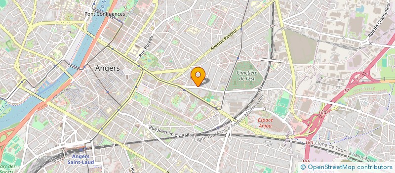 localisation de l'entreprise SCI AVOLOCO à ANGERS