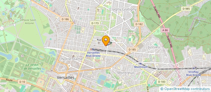 localisation de l'entreprise SCI AVON à VERSAILLES
