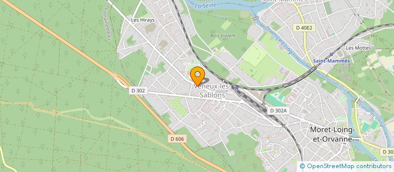 localisation de l'entreprise SCI AVP 2  CHAILLY-EN-BIERE